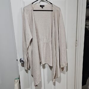 Bundle Sale | 4 For $20 | A.n.na Elan Cream Open-Front Cardigan Sizw 1x